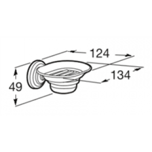 Porte-savon mural Carmen Roca