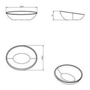 Porte-savon noir doux saku COSMIC