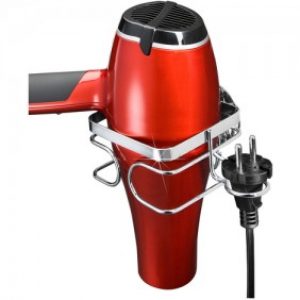 Porte sèche-cheveux – Turbofix – Porte câble – Acier inox – Turbo-Loc