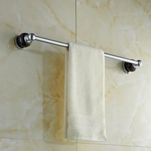 Porte-serviette artistique en laiton et marbre