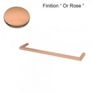 PORTE SERVIETTE  DOMINO 40 CM OR ROSE  – CRISTINA ONDYNA DM21146