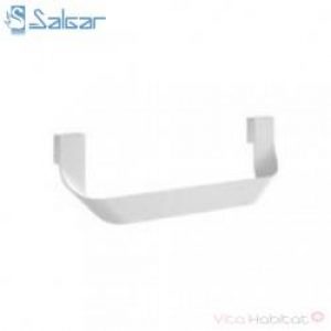 Porte-serviette double JAZZ Blanc brillant – SALGAR 23028