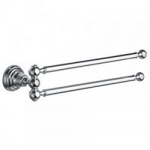 PORTE SERVIETTE MUSEO DOUBLE ARTICULE CHROME – CRISTINA ONDYNA CA21451