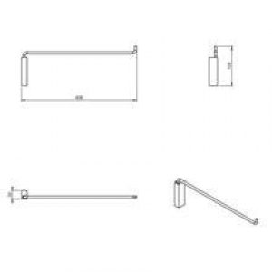 Porte serviette pivotant bath life COSMIC