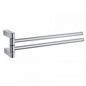 PORTE SERVIETTE TOSCA DOUBLE MOBILE CHROME – CRISTINA ONDYNA TO21451