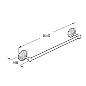 Porte-serviettes 55 cm Carmen Roca