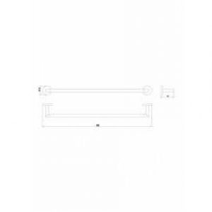 Porte-serviettes 60cm Trendly hotels Gala