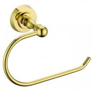 Porte-serviettes anneau en laiton et ti-pvd