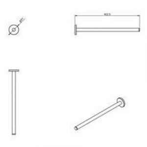 Porte serviettes architecte 40,2 cm COSMIC