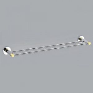 Porte-serviettes avec 2 barres en alliage de zinc