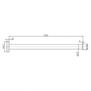 Porte-serviettes bras unique laiton Medicrom…