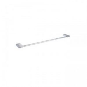 Porte-serviettes à conception concise en laiton argenté ( 60 cm )