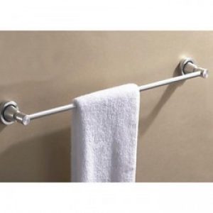 Porte-serviettes contemporain en aluminium anodisé