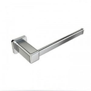 Porte-serviettes contemporain en laiton chromé