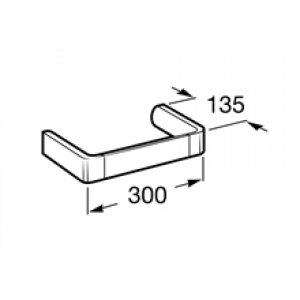 Porte-serviettes de bidet 30 cm Select Roca