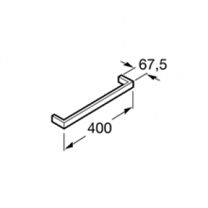 Porte-serviettes de lavabo 40 cm Nuova Roca