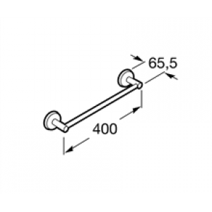 Porte-serviettes de lavabo 40,2 cm Twin Roca