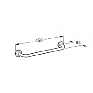 Porte-serviettes de lavabo 45 cm Hotels Classic…