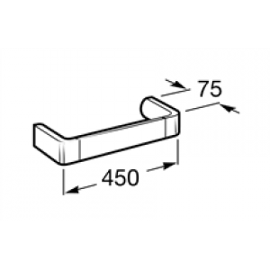 Porte-serviettes de lavabo 45 cm Select Roca