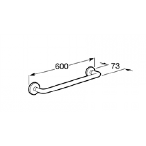 Porte-serviettes de lavabo 60 cm Hotels 2.0 Roca