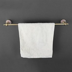 Porte-serviettes de type antique en laiton et finition en ti-pvd