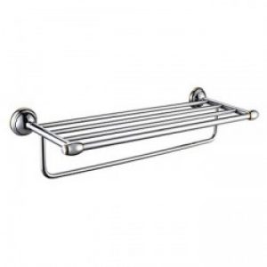 Porte-serviettes en acier inoxydable de style moderne avec fixation murale