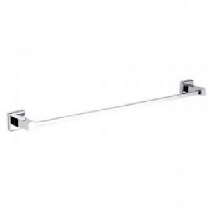 Porte-serviettes en laiton argenté