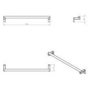 Porte-serviettes luxe COSMIC