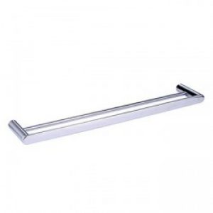 Porte-serviettes moderne en inox avec fixation murale