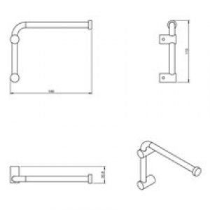Porte-serviettes ou dérouleur papier WC…