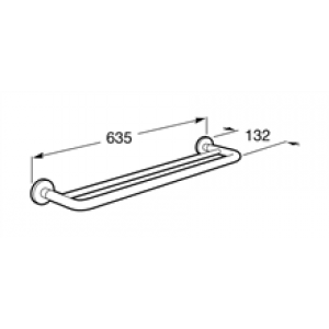 Porte-serviettes simple Hotels 2.0 Roca