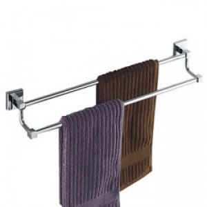 Porte-serviettes sous de bras chromé de style contemporain