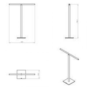 Porte-serviettes sur pied project COSMIC