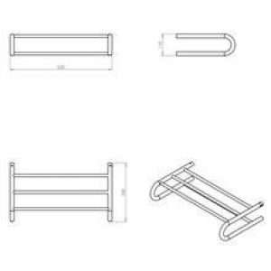 Porte serviettes étagère working COSMIC