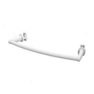 Porte-serviettes universel pour radiateur sèche-serviettes cintré – 430mm – Blanc