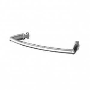 Porte-serviettes universel pour radiateur sèche-serviettes cintré – 430mm – Chromé