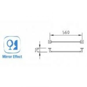 Porte-serviettes Xtreme 7 cm