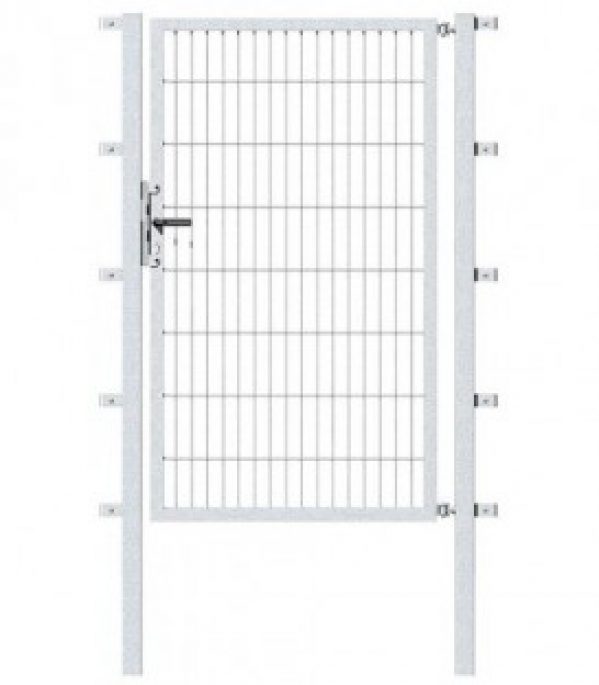 Portillon treillis, galvanisé a chaud 1000x1000mm, largeur treillis 50x200mm