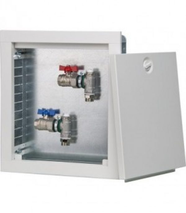 Poste de transfert Strawa AS11h, blanc, armoire murale, 330×370 mm