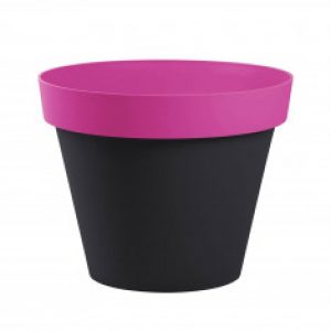 Pot de fleur Style bicolore Ø48x40cm rond – 43L