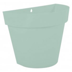 Pot mural demi-rond TOSCANE 4,34L – Vert d&rsquo;eau