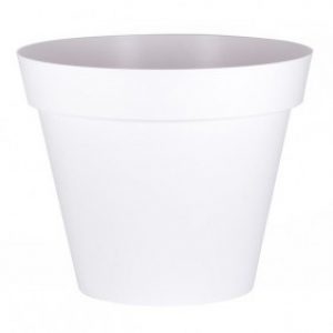 Pot rond blanc – diamètre 80 cm – 170 litres – Toscane 13623