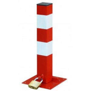 Poteau de parking  – fixation avec cadenas – Hauteur 400 mm