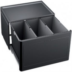 Poubelle de cuisine BOTTON Pro 60/3 Manuell (sous meuble 60cm) – Blanco