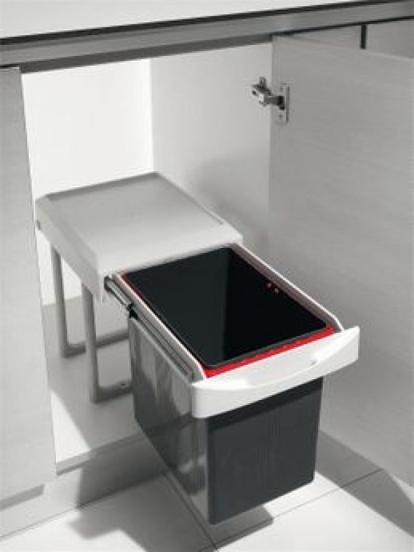 Poubelle de cuisine encastrable DARYUS – 16 litres