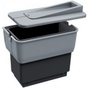 Poubelle de cuisine à fixer SINGOLO (sous meuble 45cm) – Blanco