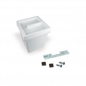 Poubelle de salle de bain 5 litres – Onda – blanc