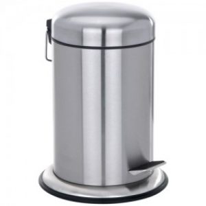 Poubelle à pédale – Nova – Acier inox – 3 L