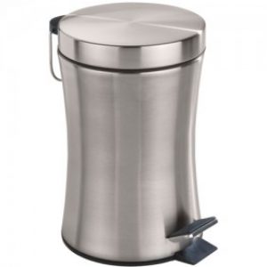 Poubelle à pédale – Pieno – Acier inox – 3 L