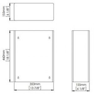 Poubelle sanitaires ouverte 25L brillante…